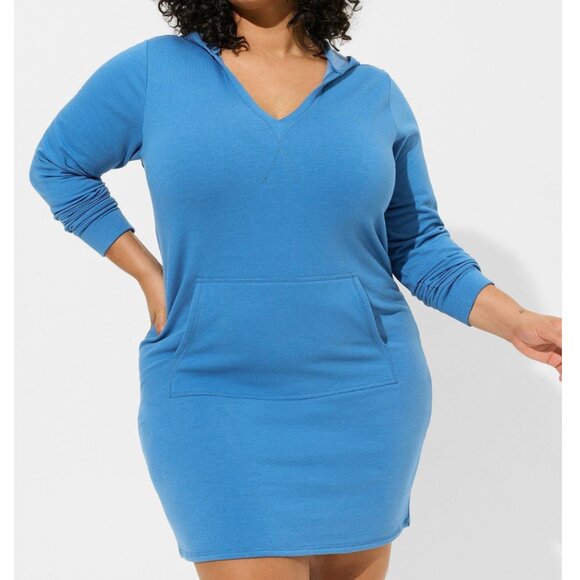 torrid Other - Torrid Super Soft Fleece Hoodie Sweatshirt Dress Size 0/L Lounge